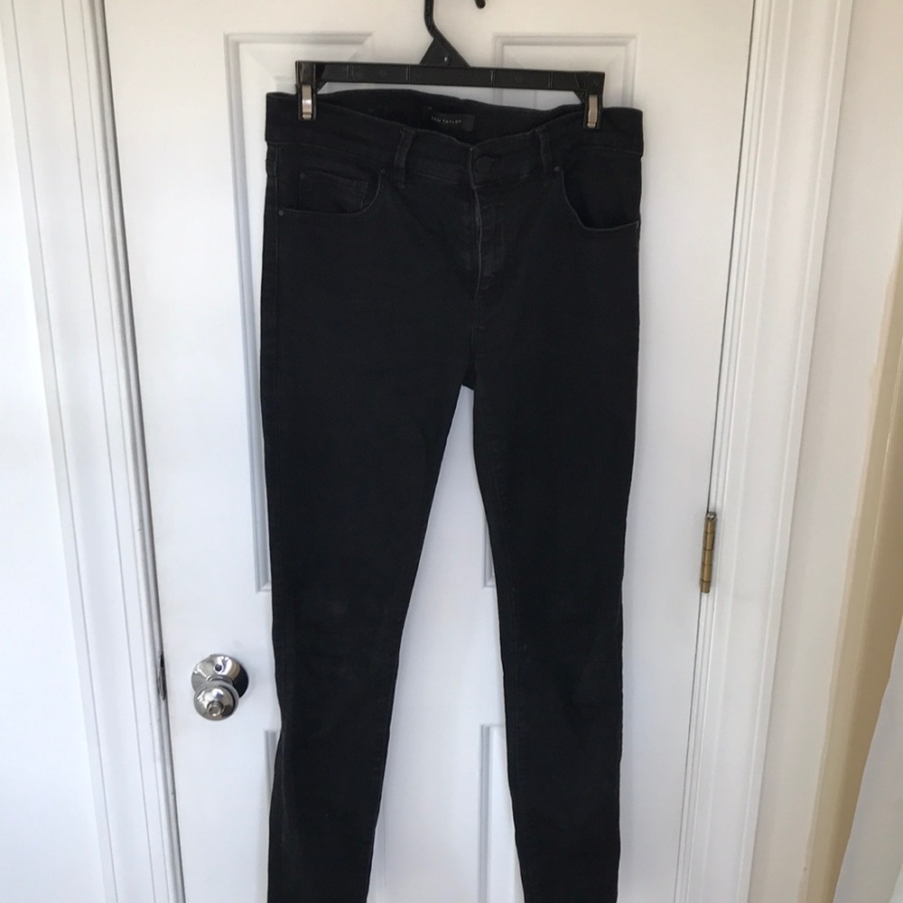 Black Ann Taylor Skinny Jeans